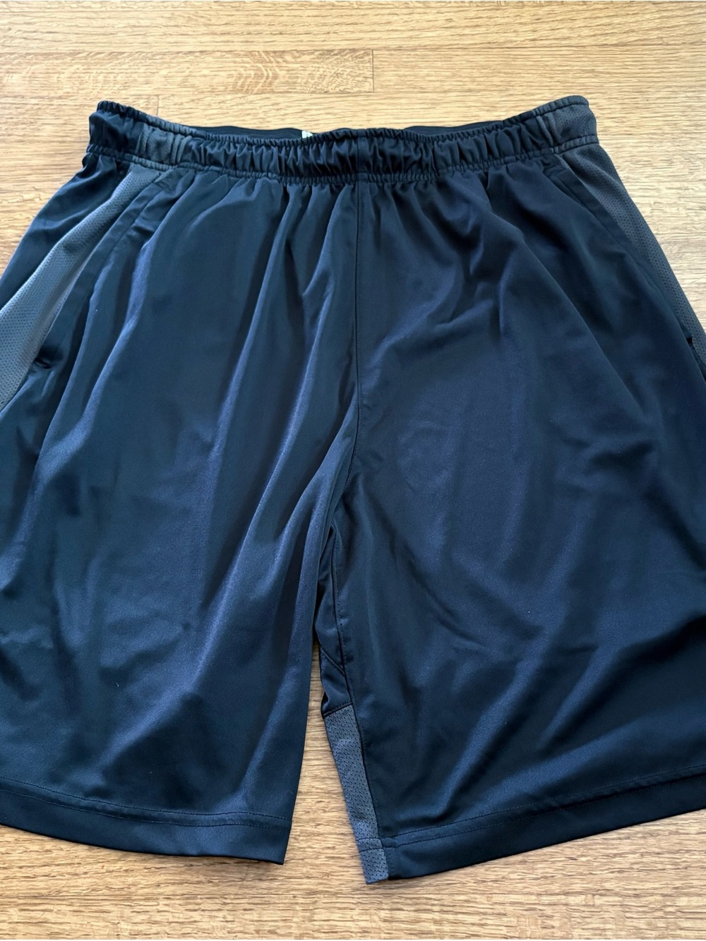 Nike Black Men's Athletic Shorts with Side Mesh Panels